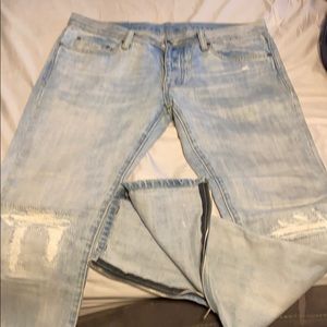 MNML Slim Zippered Denim